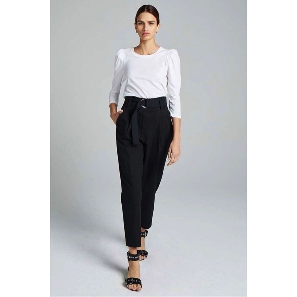 A.L.C. Karlie Tee Long Puff Sleeve Top White Size M - Picture 12 of 12
